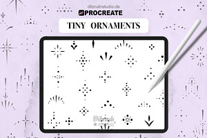 Procreate Tiny Ornament Tattoo Stamp