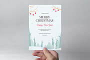 Merry Christmas Greetings Cards, a Card Template by BrandPacks (Thumbnail 3 of 5)