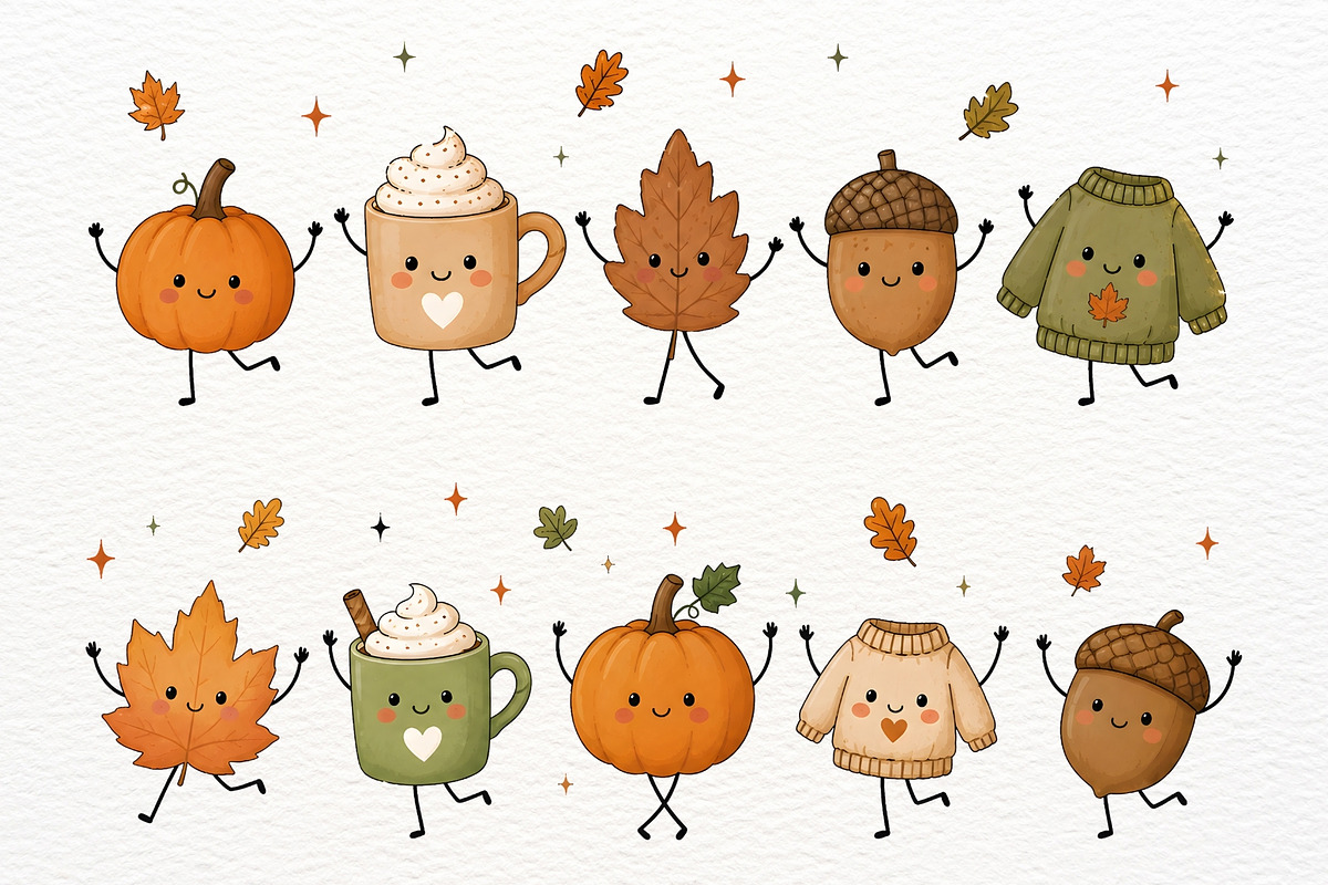 Fall Tshirt Prints Silly Goose Png, a Seasonal Illustration by SugarCloudStudioArt (Photo 4 of 5)