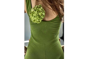 Elegant green dress close-up with, a Beauty & Fashion Photo by wip3out