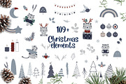 Tiger Christmas Collection, an Animal Illustration by Iryna Danyliuk (Thumbnail 2 of 16)