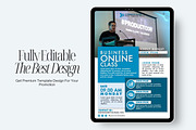Online Class Flyer Template, a Flyer Template by ResumeFabs (Thumbnail 2 of 3)