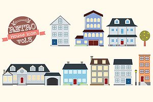 Retro House Icon Vol 3