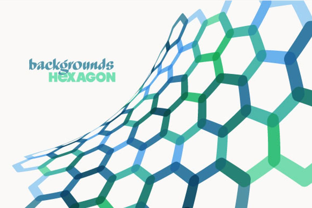 Abstract forms of hexagons, a Graphic by Ruliz (Photo 1 of 2)