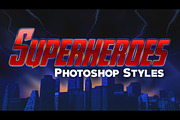 10 Photoshop Styles: Superheroes v1
