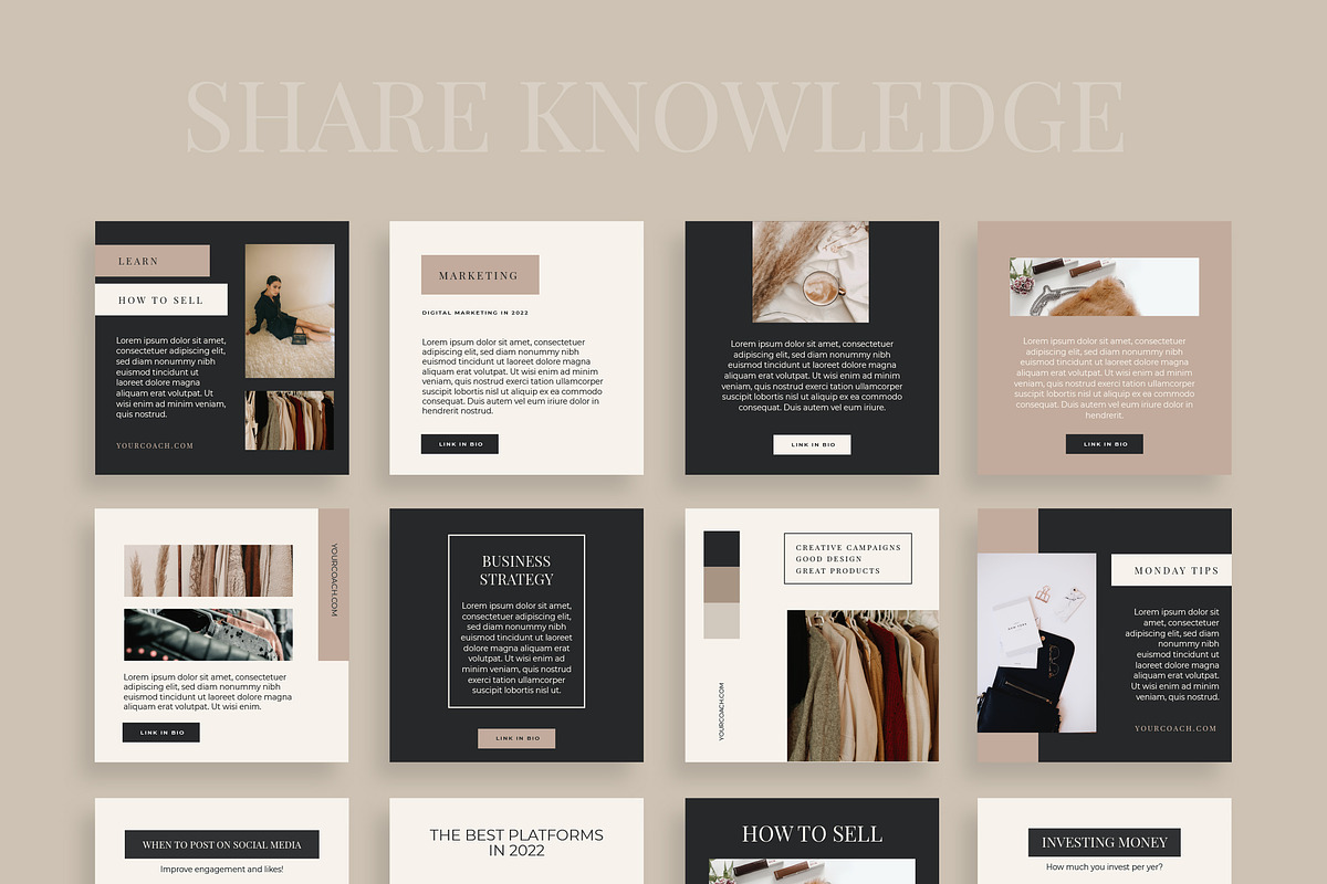Instagram Creator Coach Influencer, a Social Media Template by Design District (Photo 20 of 33)