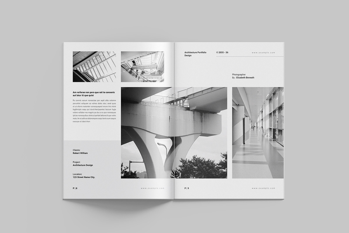 Architecture Profile Template, a Brochure Template by StyleArt (Photo 5 of 10)