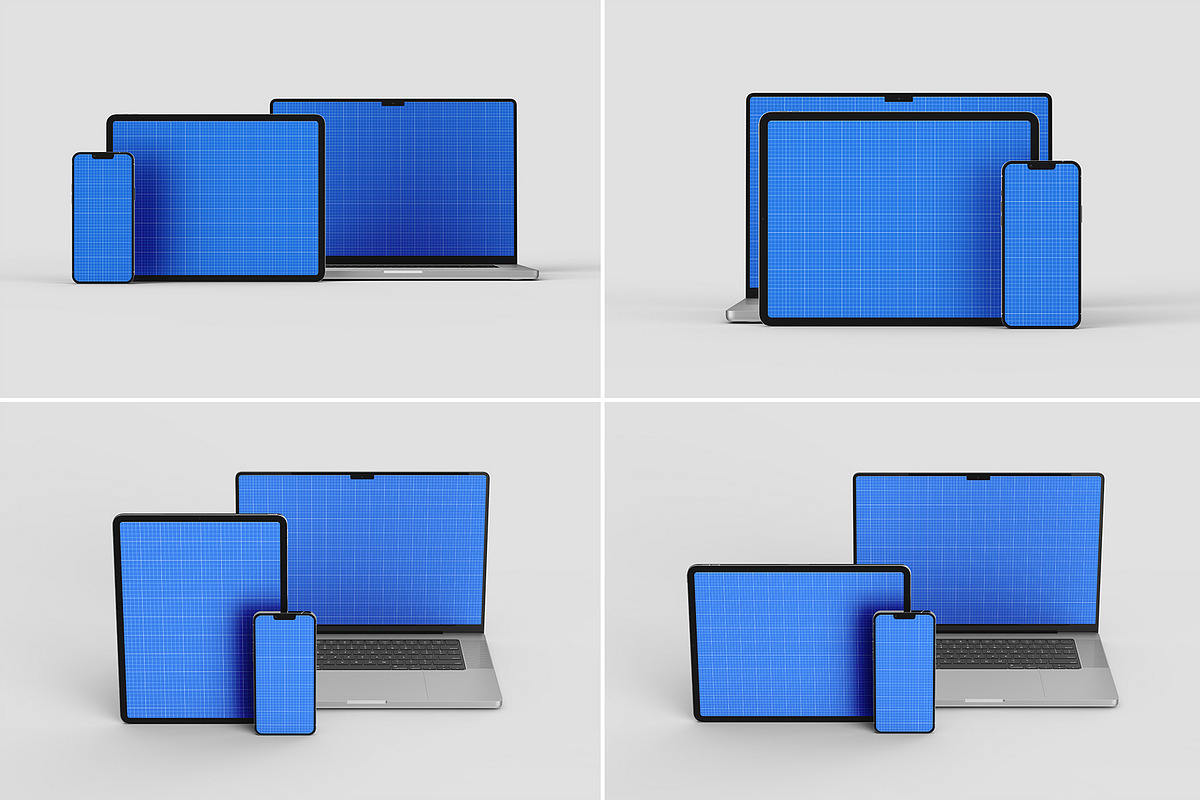 Macbook Pro iPad iPhone 13 Mockups, a Mac Mockup by Illusiongraphic (Photo 32 of 34)