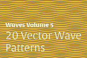 Waves Vol. 5 | 20 Vector Patterns
