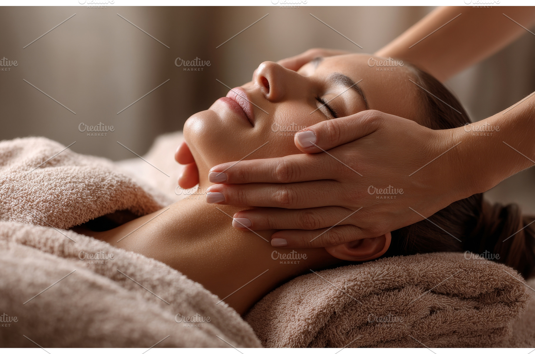 A massage therapist is working with, a Person Photo by ZinetroN