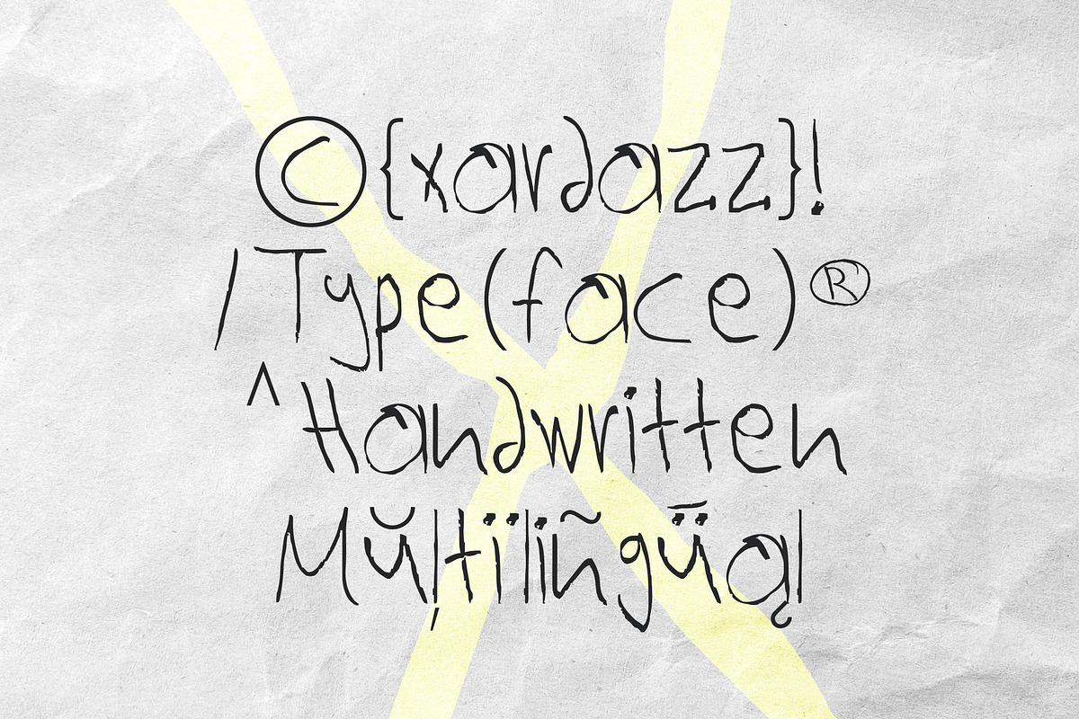 Xardazz Handwriting Font, a Handwritten Font by iframe fonts (Photo 2 of 8)
