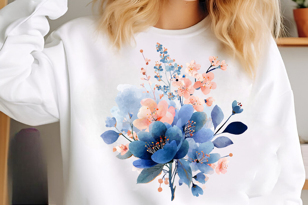 Soft spring florals clipart, an Illustration by SinaCreation (Photo 7 of 11)