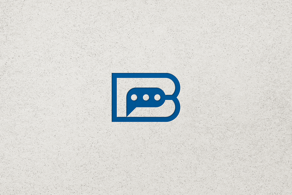 Modern Letter B Chat Logo, a Branding & Logo Template by Luxury Logos (Photo 4 of 4)