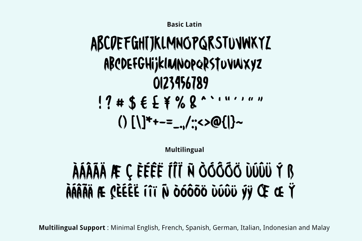 Savage Font, a Font by YandiDesigns (Photo 2 of 4)