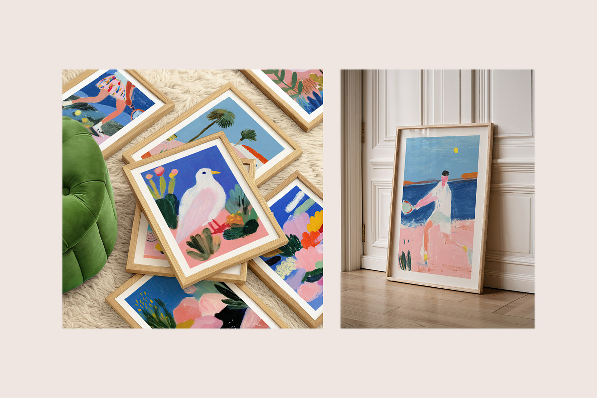 100 Modern Prints - Wall Art Bundle, a Background Graphic by Tomasz Ganclerz (Photo 8 of 9)