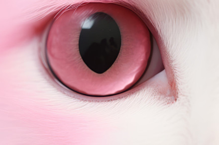 Beautiful white cat on a pink background, an Abstract Photo by Natalia Klenova's Shop