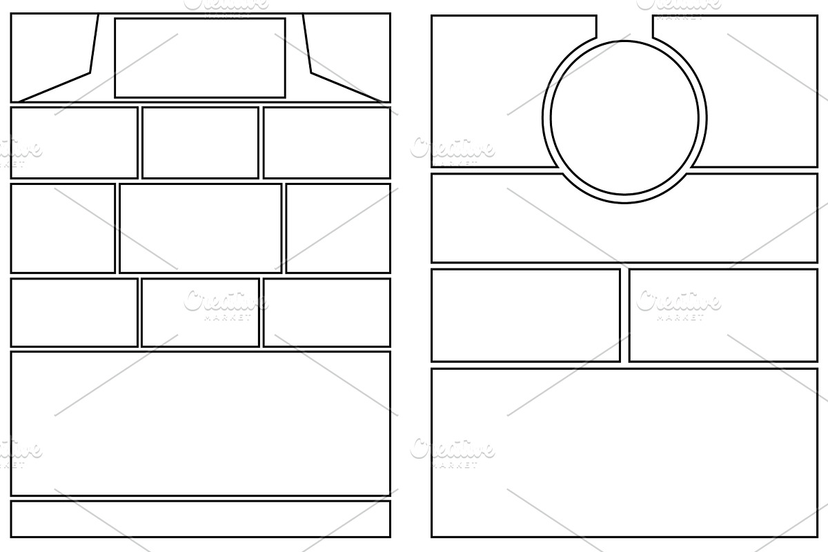 Illustrator Zine and Comix Templates, a Marketing Template by Fuzzy Poet by DG2 (Photo 5 of 6)