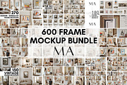600 Frame Mockup Mega Bundle, a Household Mockup by Mockup Art Atelier (Thumbnail 1 of 21)