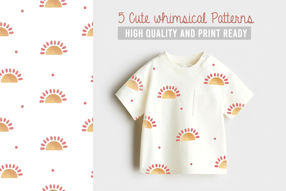 5 Cute Forest animal pattern, a Pattern Graphic by Waterystrokes (Photo 2 of 6)