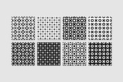 Tic Tac Toe - 8 Seamless Patterns, a Pattern Graphic by Tustan (Thumbnail 2 of 3)