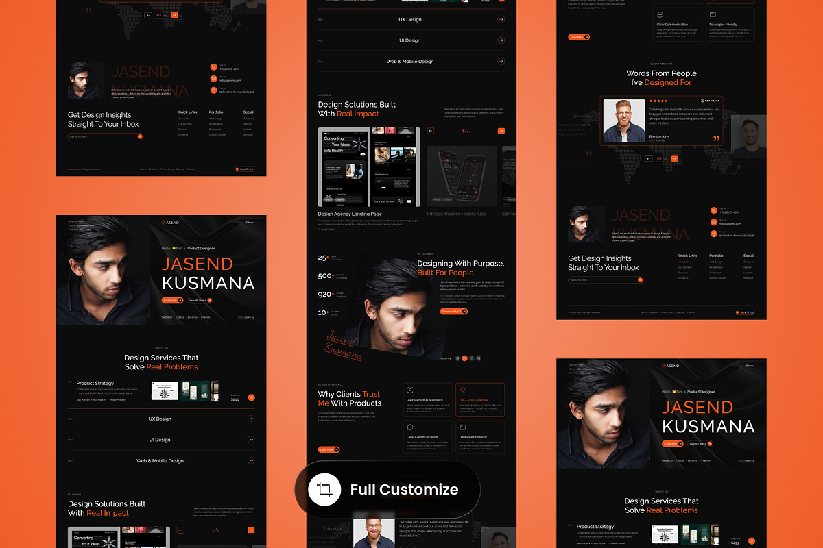 Jasend - Portfolio Freelancer preview 3
