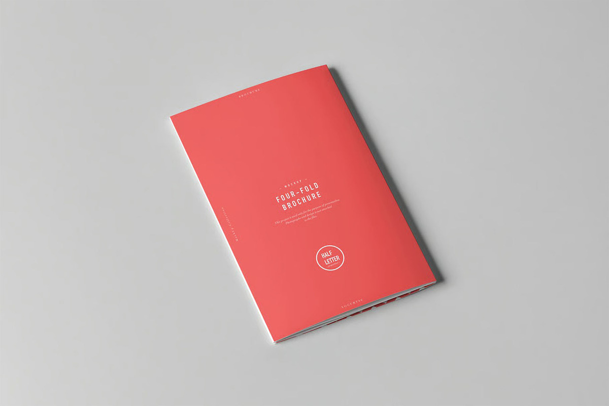 4-Fold Half Letter Brochure Mockup, an Advertising Mockup by zippypixelstudio (Photo 6 of 13)