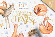 60%off Watercolour Christmas BUNDLE!, a Decorative Illustration by Peace ART (Thumbnail 3 of 7)