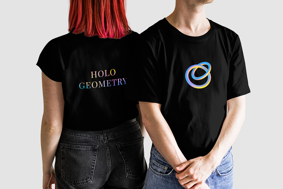 Holo Geometry Abstract 3D PNG Shapes, an Object Graphic by stasylionet (Photo 3 of 11)