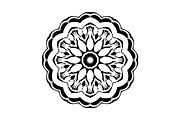 Ornamental Black White Mandala Pack, a Decorative Illustration by NJ Himel (Thumbnail 51 of 103)