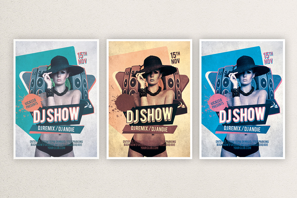 Dj Show, a Flyer Template by What a Story (Photo 2 of 5)