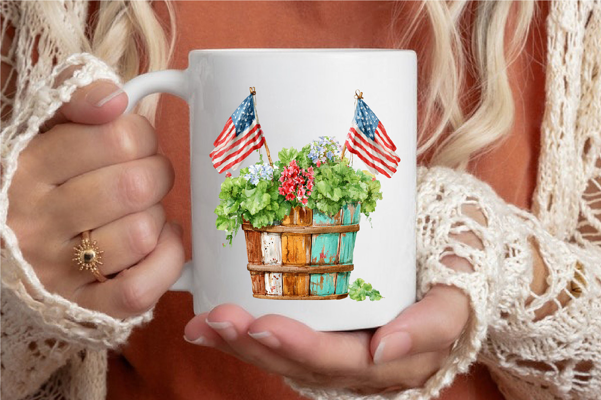 Rustic 4th of July Sublimation Clipa, a Decorative Illustration by designcity5 (Photo 5 of 5)