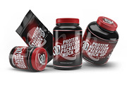 Sport Nutrition Packages Mock-Up, a Packaging Mockup by DesignRushMarket (Thumbnail 3 of 7)