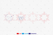 Personalized Snowflake Ornament SVG, a Pattern Graphic by Lasercutiny (Thumbnail 2 of 2)