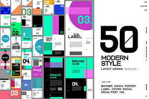 50 Modern Style Design Layout