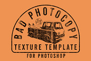 Bad PhotoCopy Texture Template preview 6
