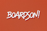 Boardson Type, a Script Font by SON OF THIRTEEN (Thumbnail 1 of 6)