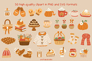 Fall Favorites Clipart and Patterns, a Pattern Graphic by Drafts n Doodles (Thumbnail 2 of 14)