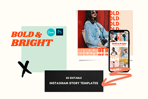 Bold & Bright Instagram Templates