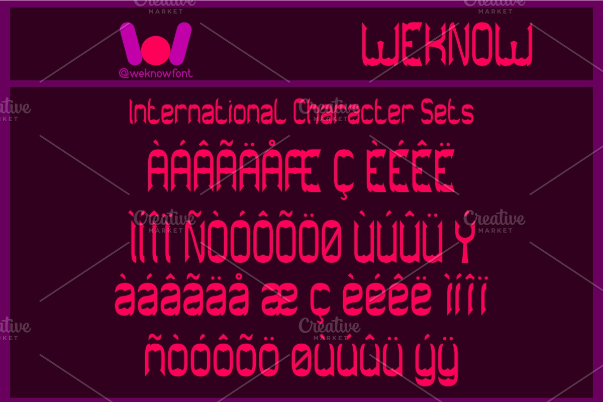 The Bat Cave font, a Font by weknow (Photo 8 of 8)