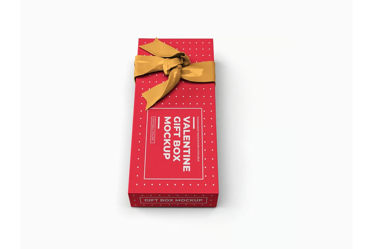 Gift Box Mockup Template Set, a Packaging Mockup by DesignRushMarket (Photo 8 of 11)
