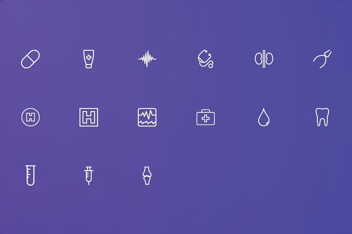 Medical - Medicine & Anatomy Icons, an Icon by FlatLineIcons (Photo 4 of 4)