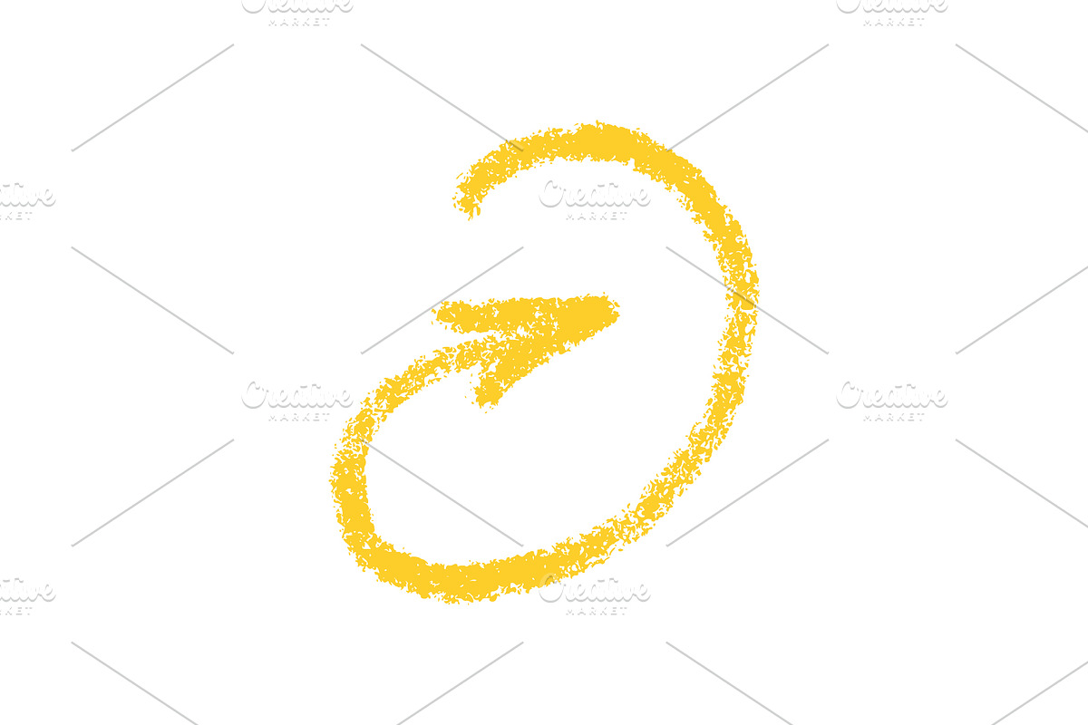 Crayon Doodle Chalk Arrow Sign, an Object Illustration by Elena Pimukova (Photo 8 of 27)
