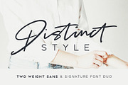 Distinct Style Font Duo, a Sans Serif Font by Sam Parrett (Thumbnail 1 of 9)