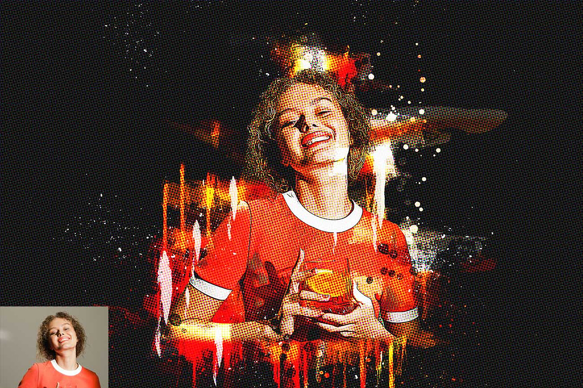 Artify Oil & Acrylic Paint Ps Action, an Action Add-On by Studio Retouch (Photo 8 of 14)