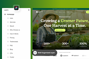 GreenHarvest - Agriculture, a Websites & App Template by SLAB! Design (Thumbnail 2 of 4)