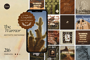 The Warrior Template Bundle, a Social Media Template by The Flossy Finch (Thumbnail 1 of 24)