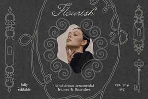 Flourish – Vintage Ornamental Frames, an Object Graphic by DigARTbyHavroshka