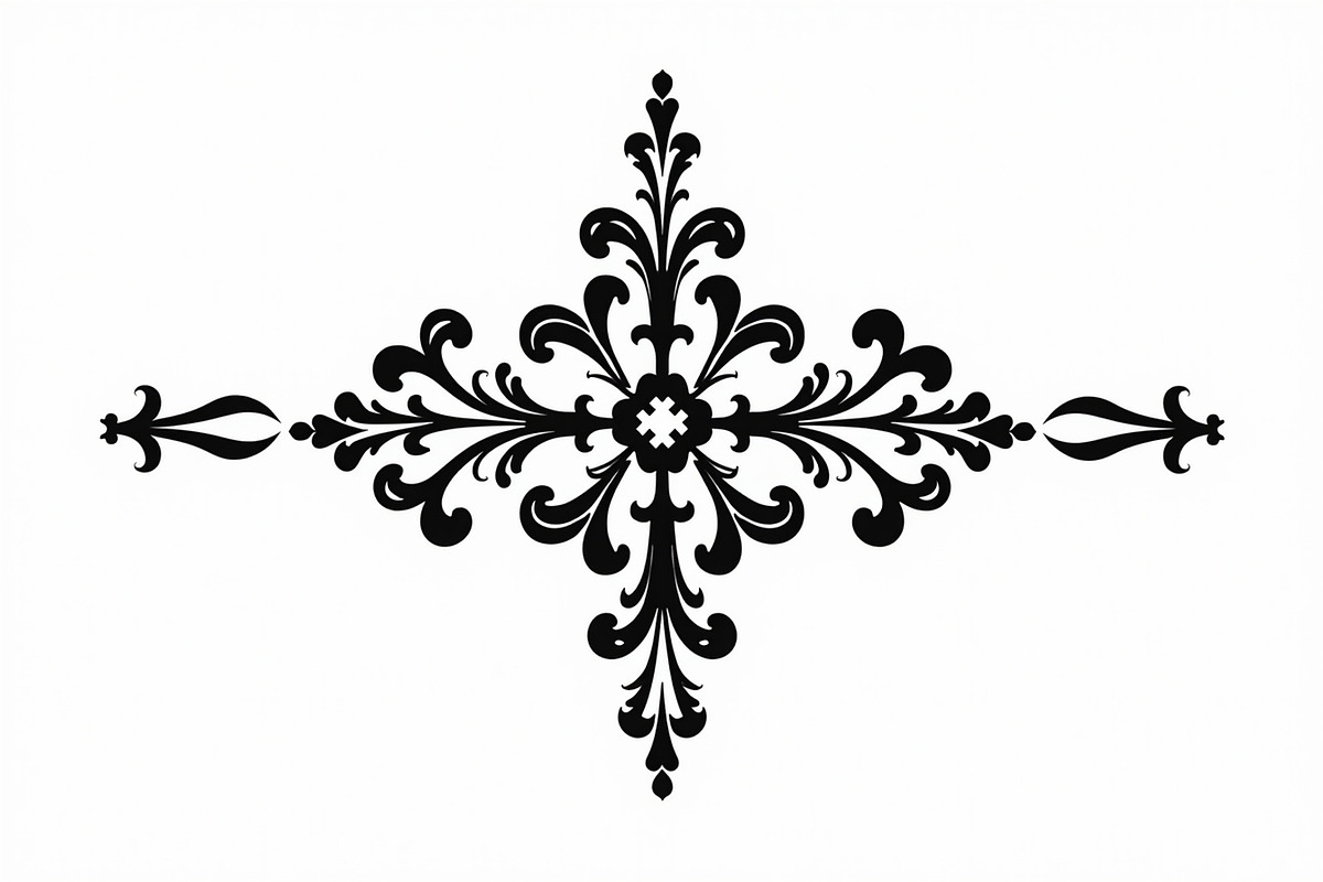 Classic Ornament Silhouette Vector S, an Illustration by Gfx_Store (Photo 6 of 9)