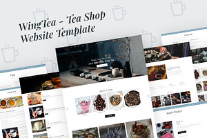 WingTea - Tea Shop Website Template