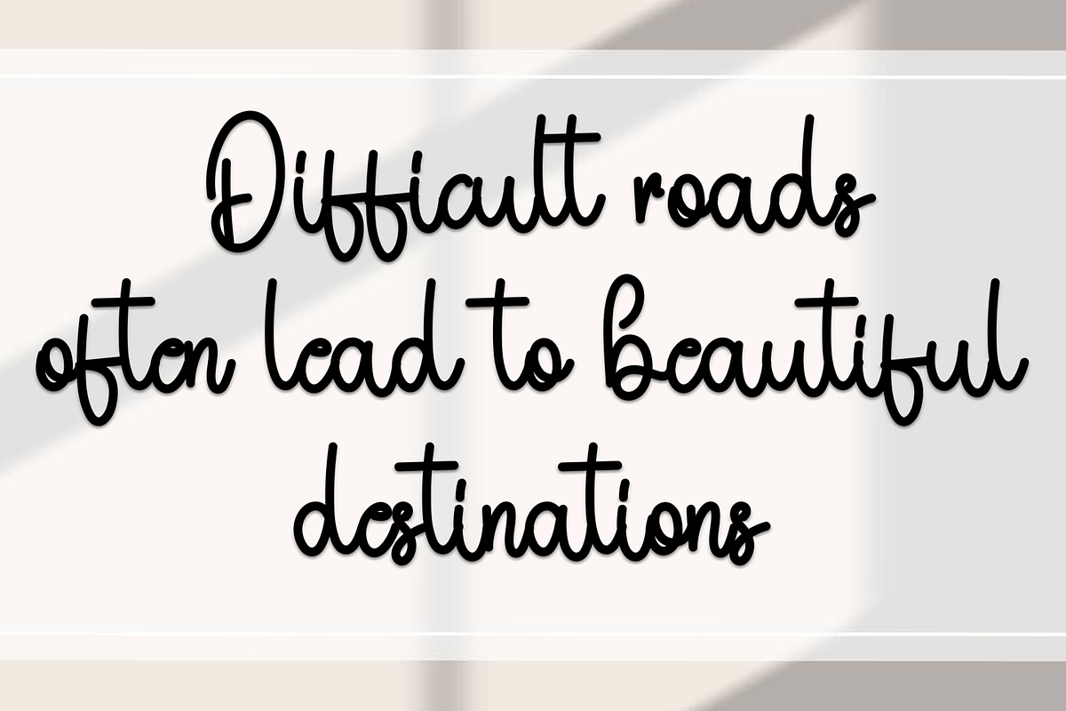 MyHome, a Handwritten Font by InermediaSTUDIO (Photo 6 of 8)